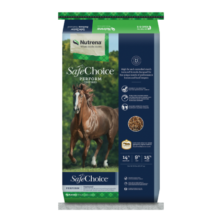 Nutrena SafeChoice Perform Textured Horse Feed (50 lb size)