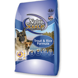 NutriSource Trout and Rice Dog Food (5 lb size)